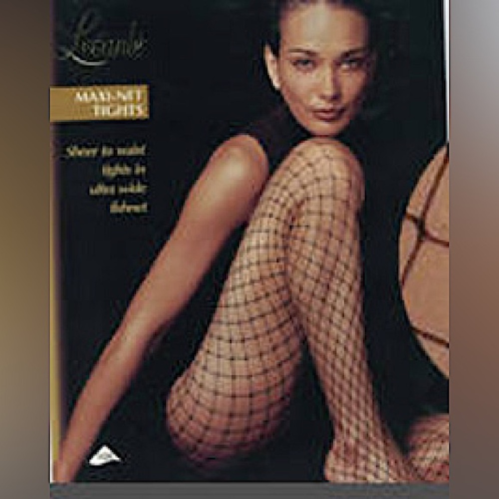 LEVANTE ITALIAN Import Maxi Fish Net Tights-BLACK-SIZE S/M-PRICE FIRM!!!